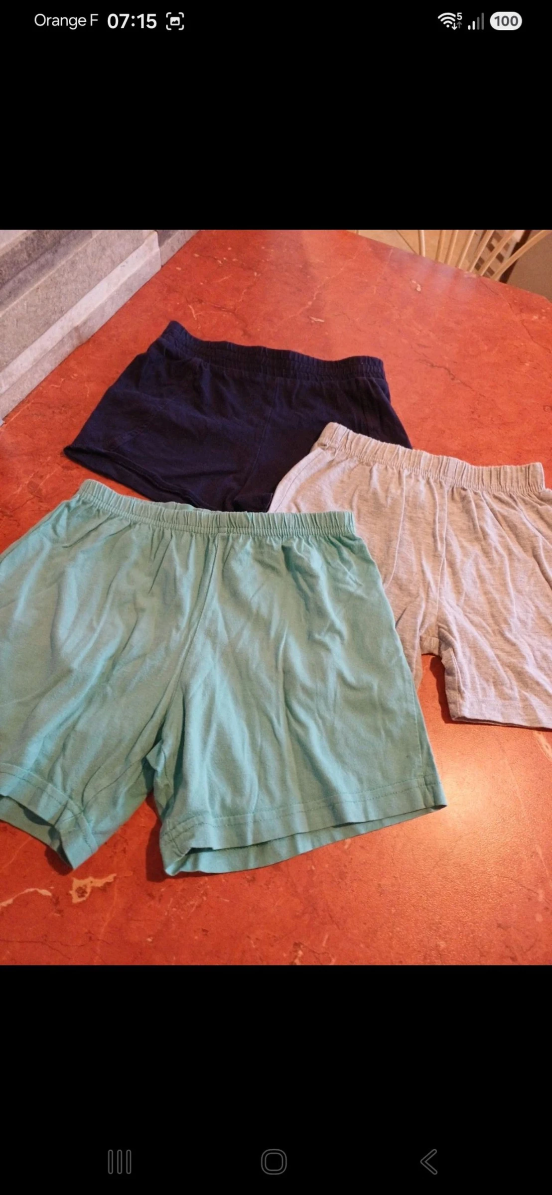 Lot de 3 shorts garçon taille 5 ans